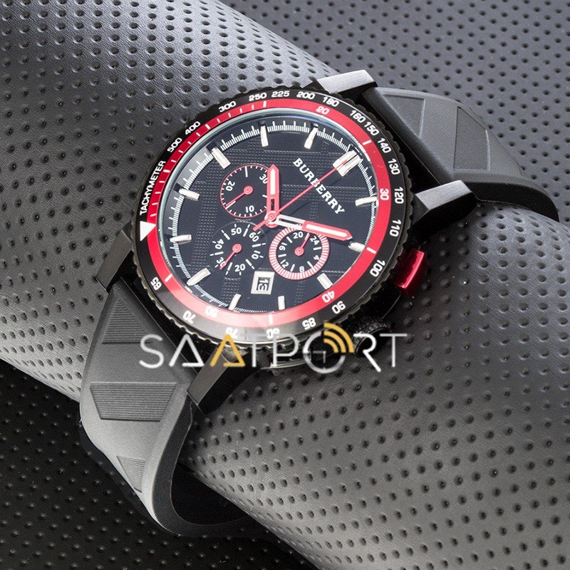 Burberry The City Sport Siyah Chronograph