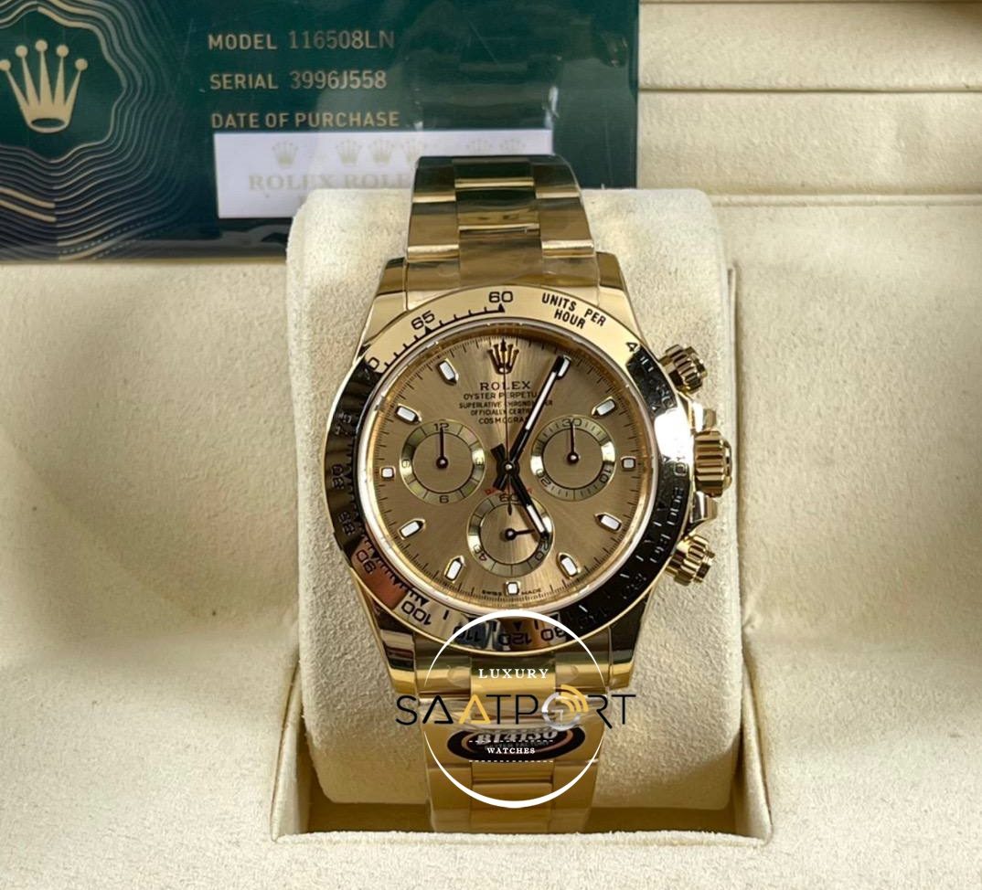 Rolex 116588 Daytona BT Factory Gold Kadran Eta Saat