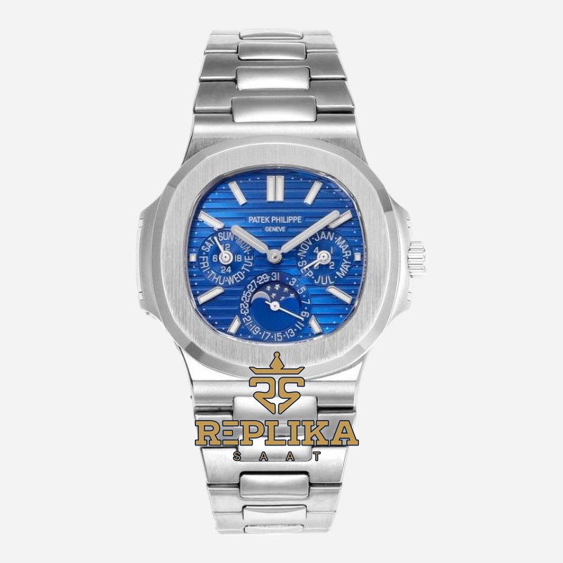 Patek Philippe Nautilus 57401G Blue Dial Perpetual Calendar Super Clone ETA