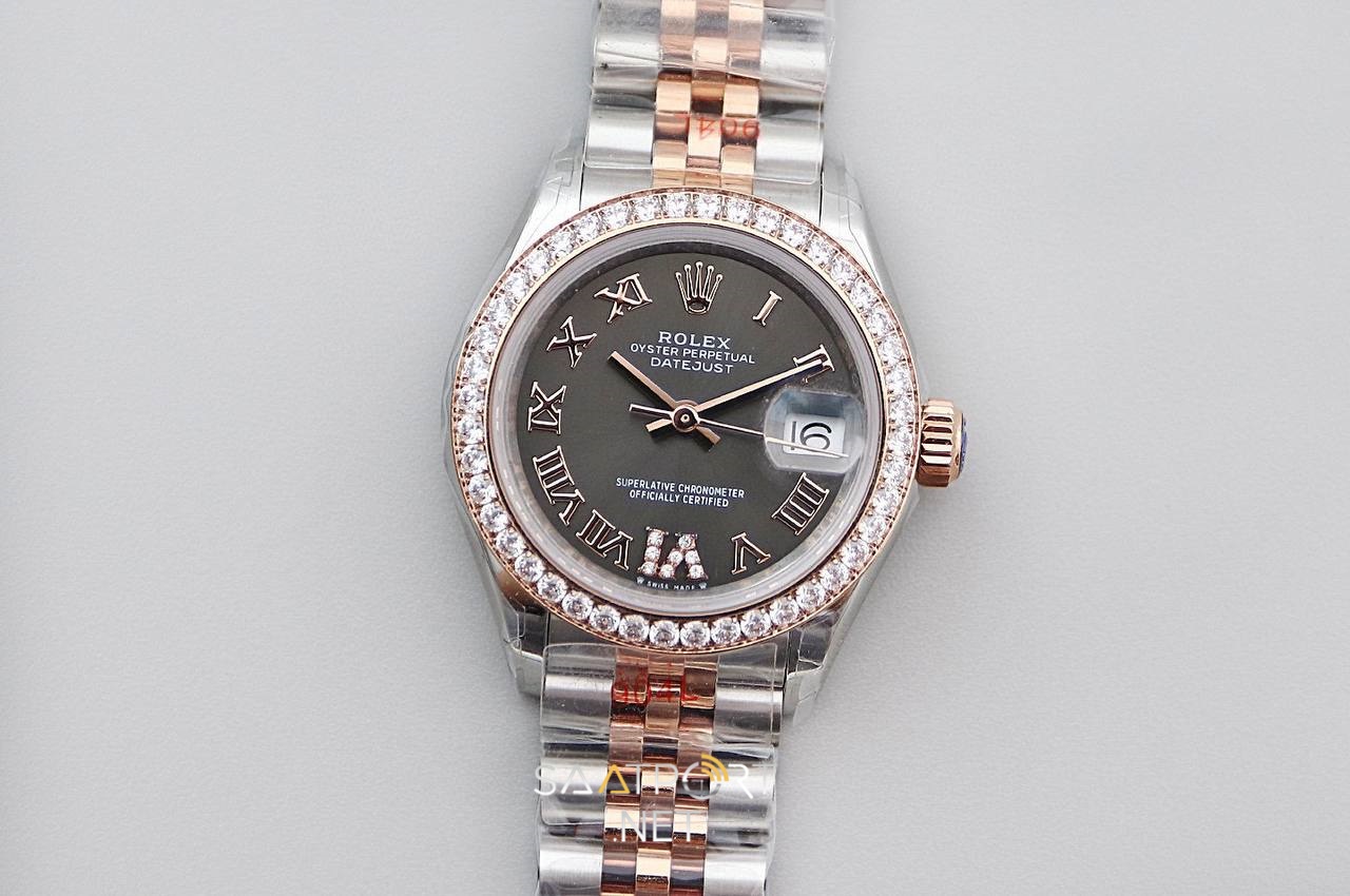 Rolex Lady Datejust 28mm Gray Dial 278381RBR  Eta