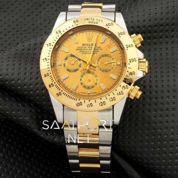 Rolex Daytona Two Tone Sarı Kadran