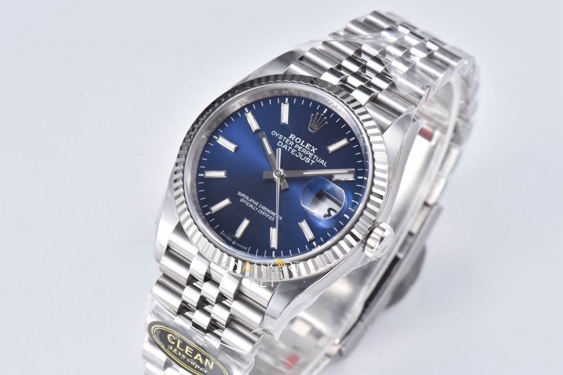 Rolex Datejust 36mm Blue Jübile Super Clone Eta