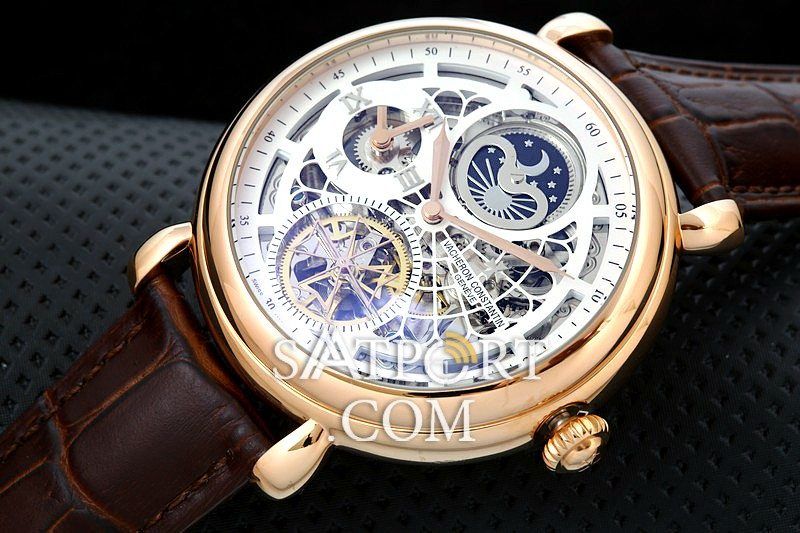 Vacheron Constantin Skeleton Gold Beyaz Kadran S22