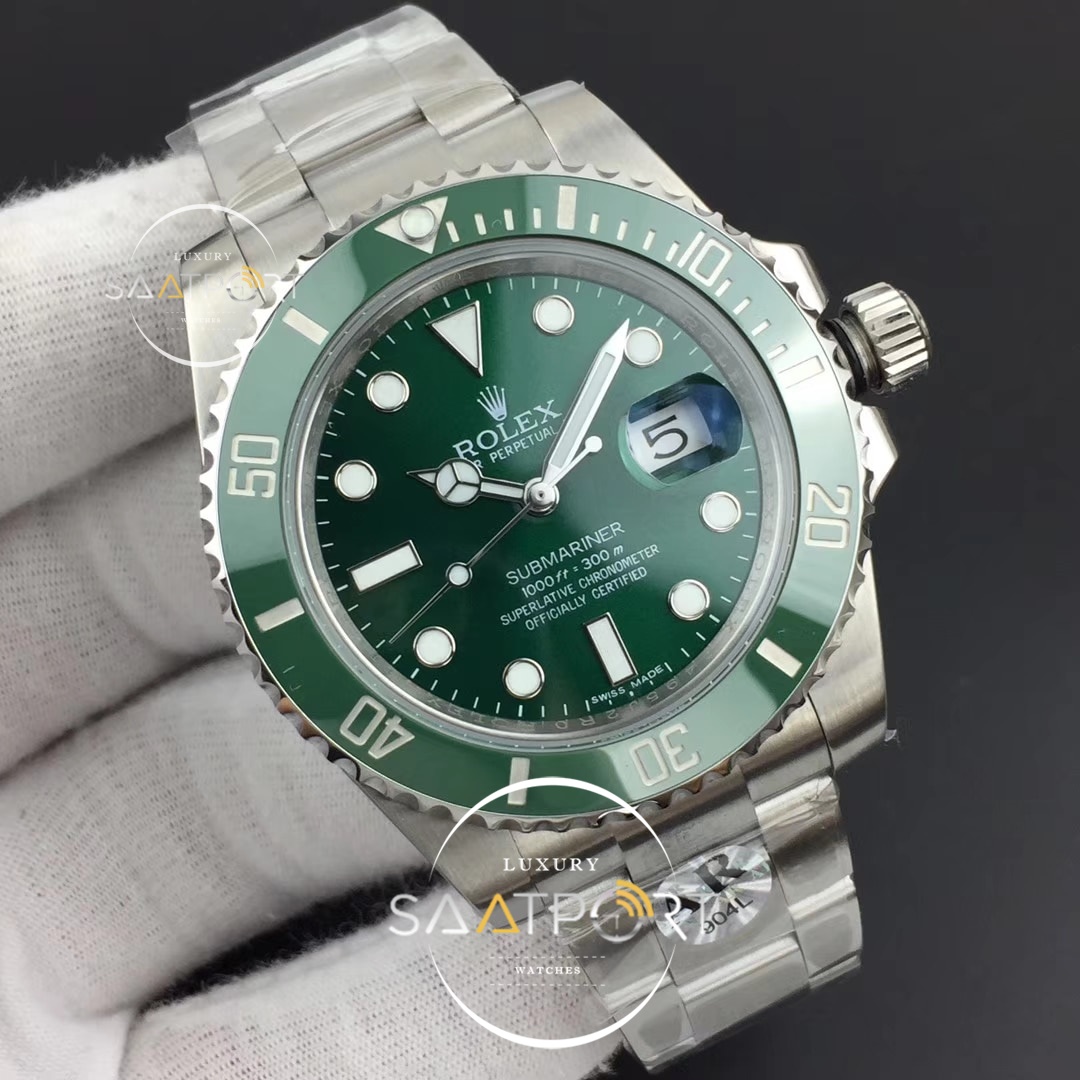 Rolex Submariner 116610 LV Green Ceramic ARF 1-1 Best Edition 904L SS 2824 V2