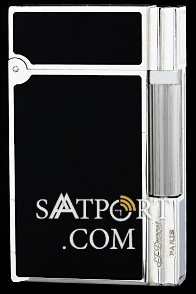 S.T. Dupont Chrome Black Pearl Çakmak