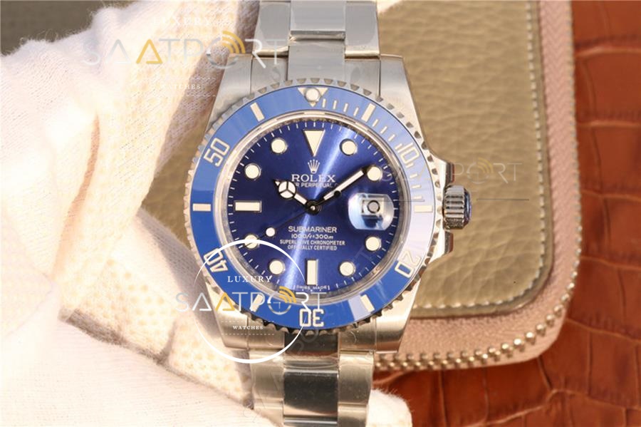 Rolex Submariner Mavi Kadran Eta Saat