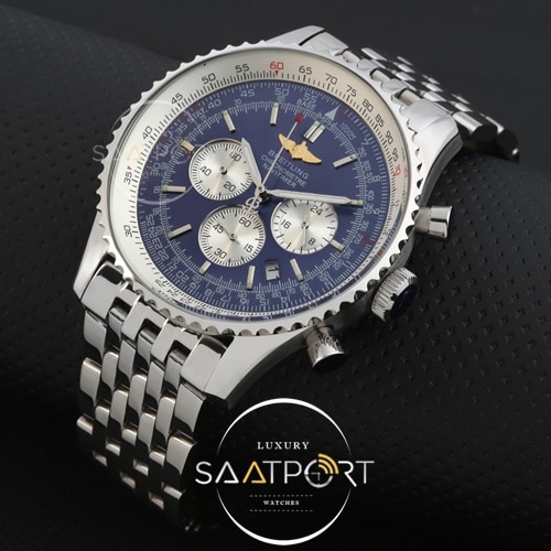 Breitling Navitimer blue Chronograph 43 mm  AB0121211B1A1