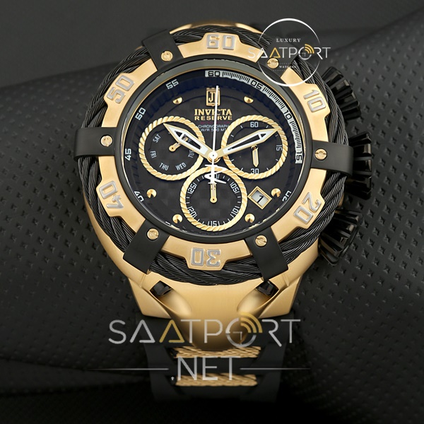 İnvicta Reserve Bolt Chronograph Siyah Kadran