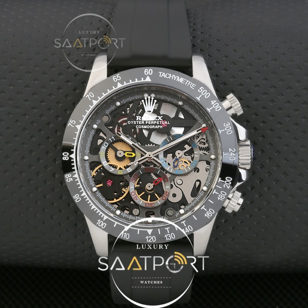 Rolex Daytona The Juan Pablo Montoya 40 mm İskelet Kadran Silikon