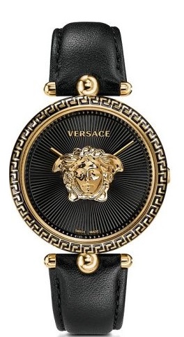 Versace Palazzo Empire 39mm Desenli Siyah Kadran