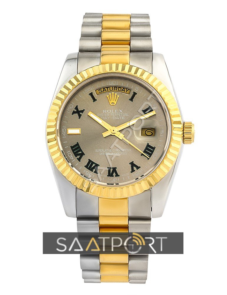 Rolex Day-Date Two Tone Otomatik M Size