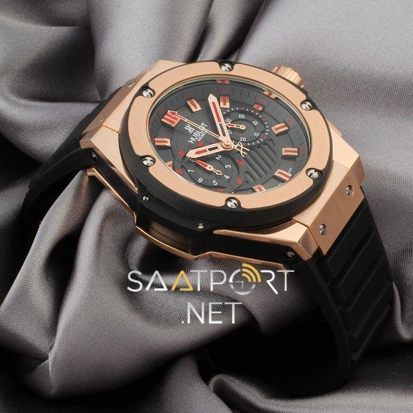 Hublot F1 Gold Siyah Chronograph