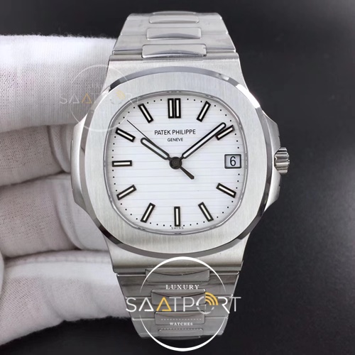 Nautilus 57111A PPF 11 Best Edition White Textured Dial on SS Bracelet 324CS (Free box) V2