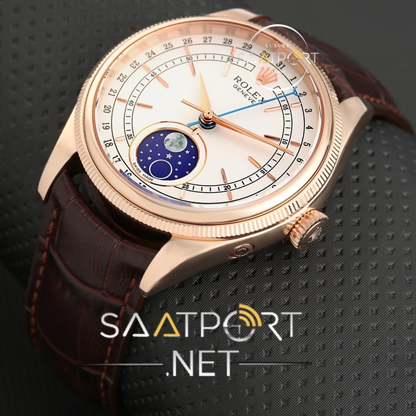 Rolex Dünyalı Cellini Moonphase 50535 Modeli Replika Saat