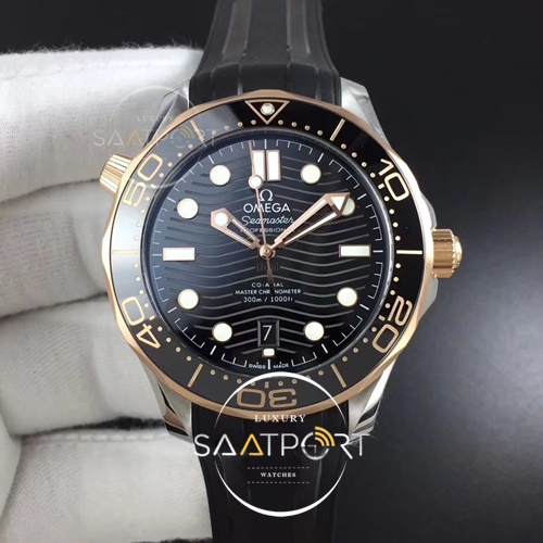 Omega saat 2018 Seamaster Diver 300M SSRG VSF RG Bezel Black Dial