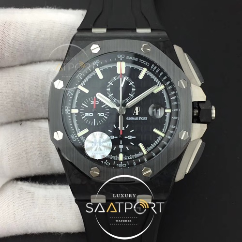 Royal Oak Offshore 44mm Forged Carbon JF 1-1 Best Edition A3126 V2 w Cyclops and DW Mod