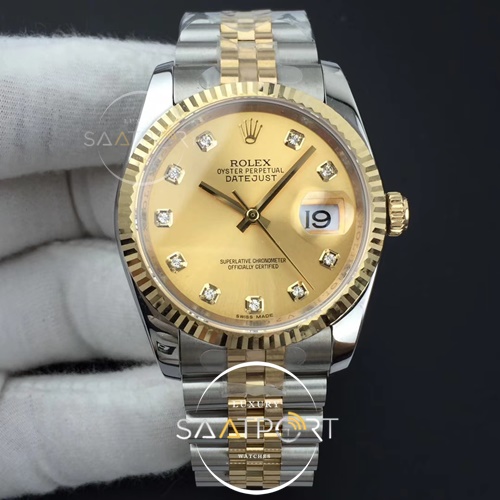 Rolex DateJust 36 mm 116234  Best Edition  Dial Diamonds Super clon 3235