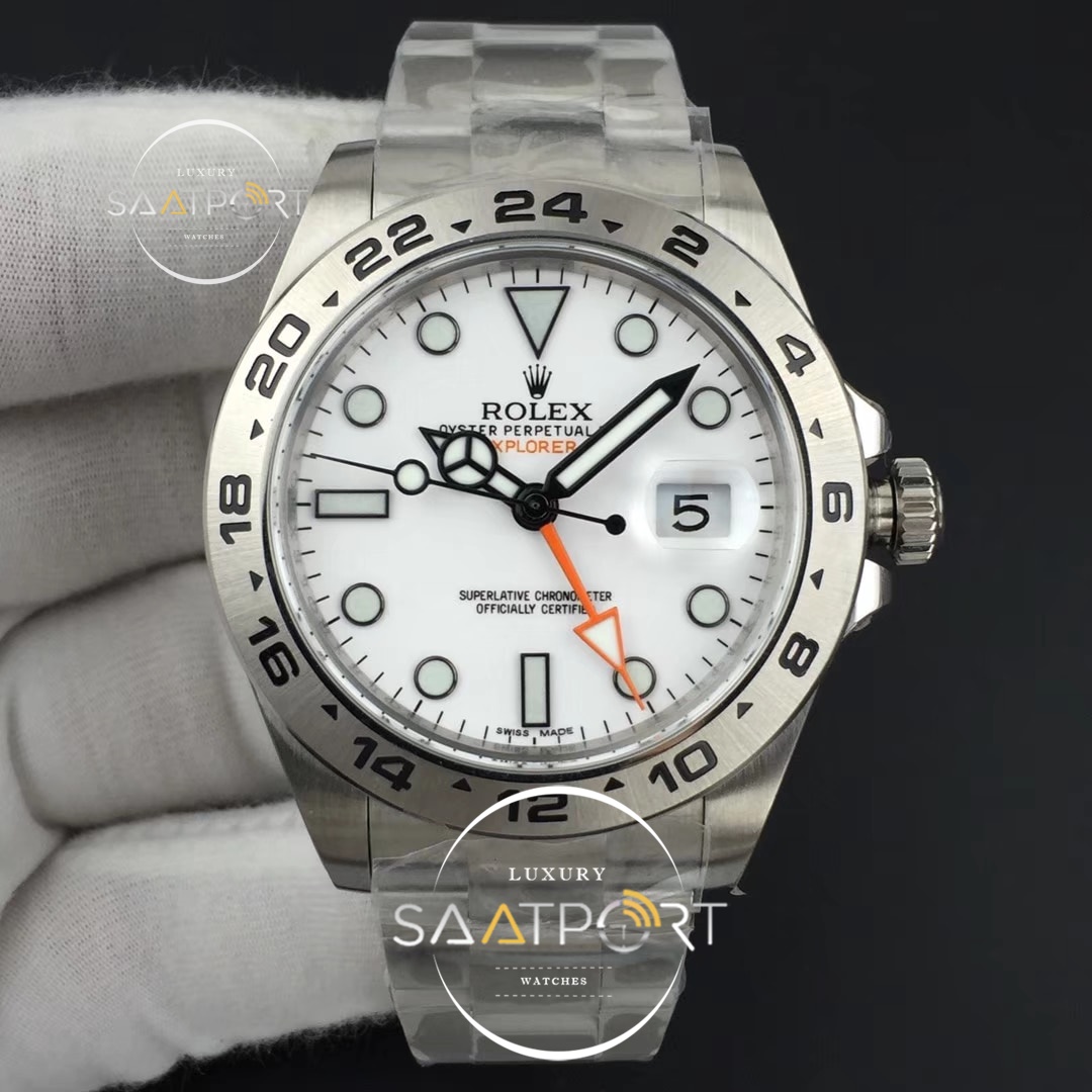 Rolex Explorer II 42mm 216570 Noob 1-1 Best Edition White Dial Super clon 3187  V7 Version