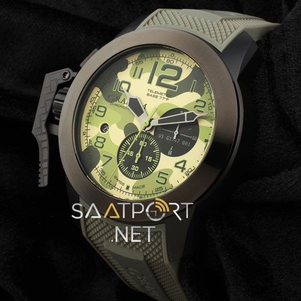 Graham Chronofighter Telemeter Askeri Yeşil