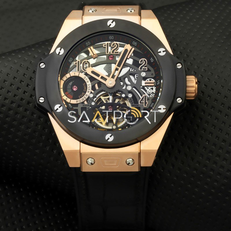 Hublot  Unico Tourbillon Rose Deri