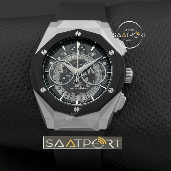 Hublot Yeni Saat Modelleri Pilli Cronometreli  ceramik bezel