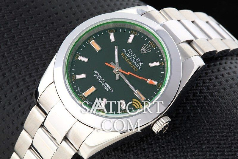 Rolex Milgauss 116400 Yeşil Kadran Replica Saat