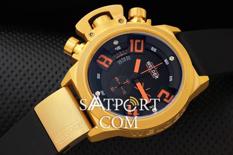 Welder K24 Gold Chronograph Kavuniçi Kadran