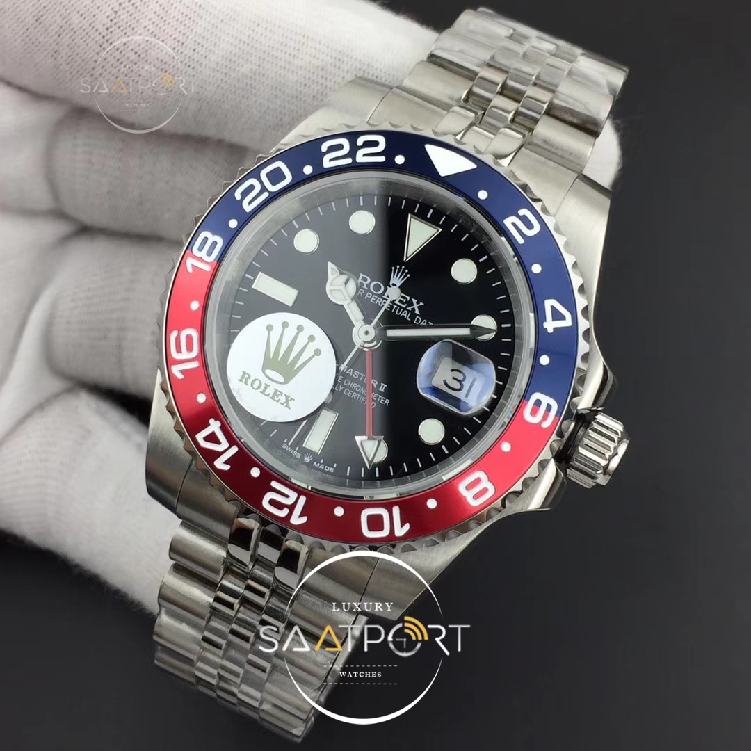 Rolex GMT-Master II 126710 URF Black Dial on Jubilee Bracelet A2836