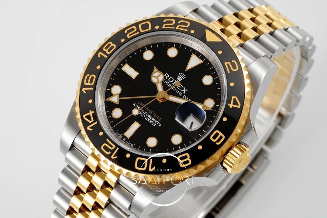 Rolex GMT-Master II Two Tone Jübilee 126713GRNR 3285 ETA