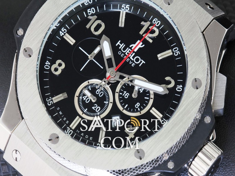 HubLot Big Bang Silver Chronograph