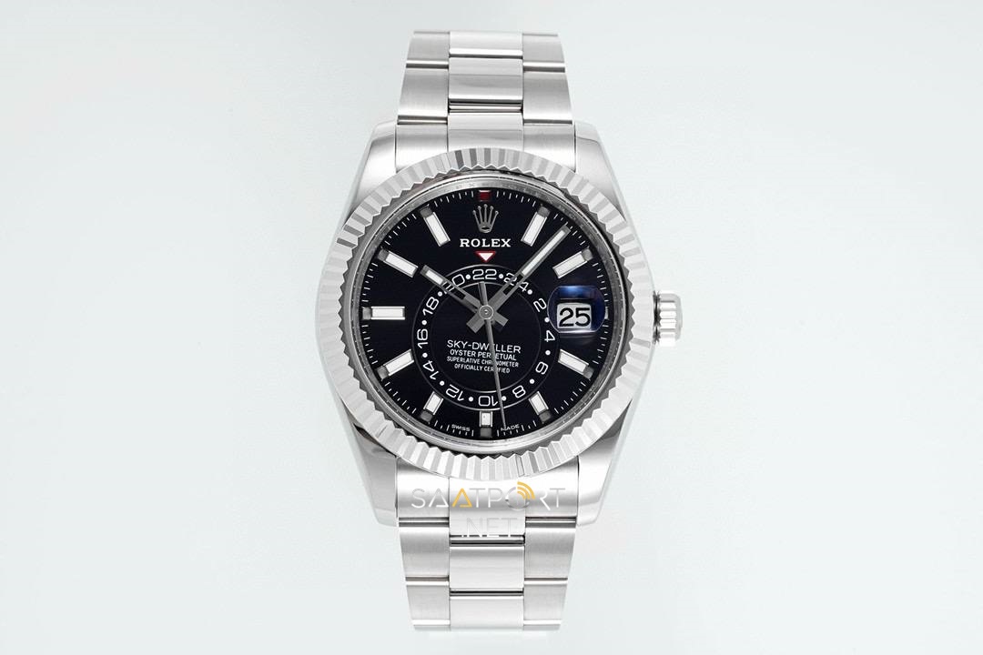 Rolex Sky-Dweller SkyDweller Black Dial 326934 Super Clone eta