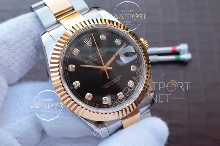 Rolex Datejust 36 mm Bayan Kol Saati Sİyah Kadran