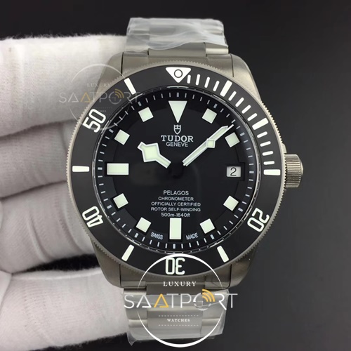 TUDOR Pelagos Black Dial XF 1-1 Best Edition on Titanium Bracelet A5612 V5  SUPER CLON