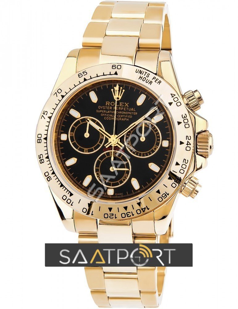 Rolex Daytona Gold Kasa 116508 Eta Saat 4130 Makina