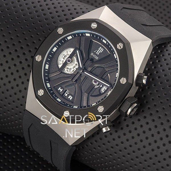 Audemars Piguet Royal Oak GMT Tourbillon Concept Gümüş