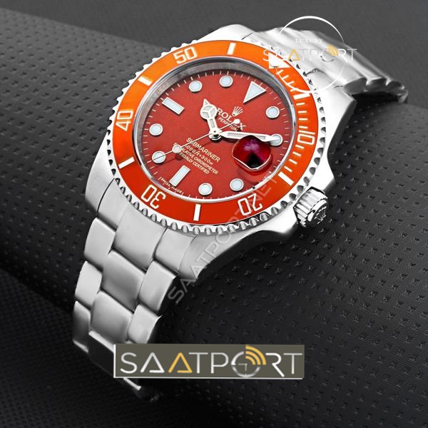 Rolex Submariner Red New Kırmızı Kadran