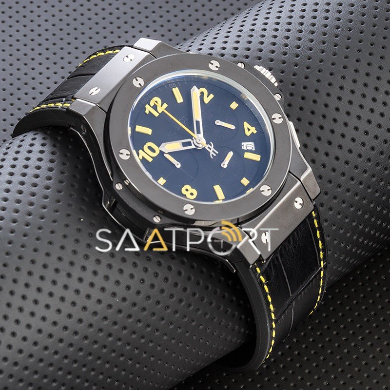 HubLot Big Bang All Black Pvd Seramik Kasa