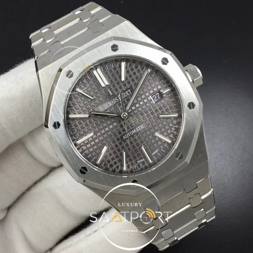 Royal Oak 41mm 15400 Best Edition Gray Textured Dial Super clon  3120