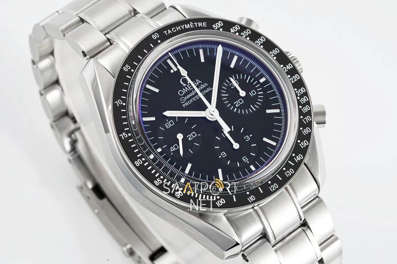 Omega SpeedMaster MoonWatch Siyah Kadran VENUS 75 Super Clone Eta