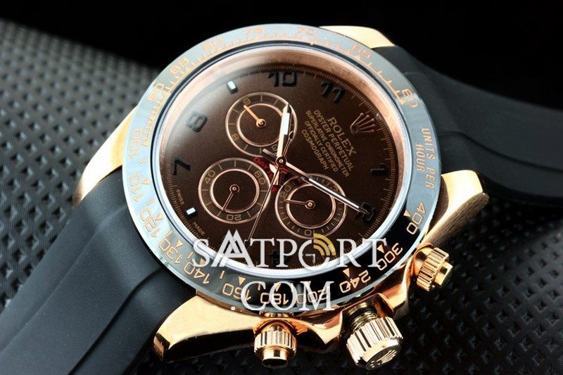 Rolex Daytona Cosmograph Gold Slikon Kordon