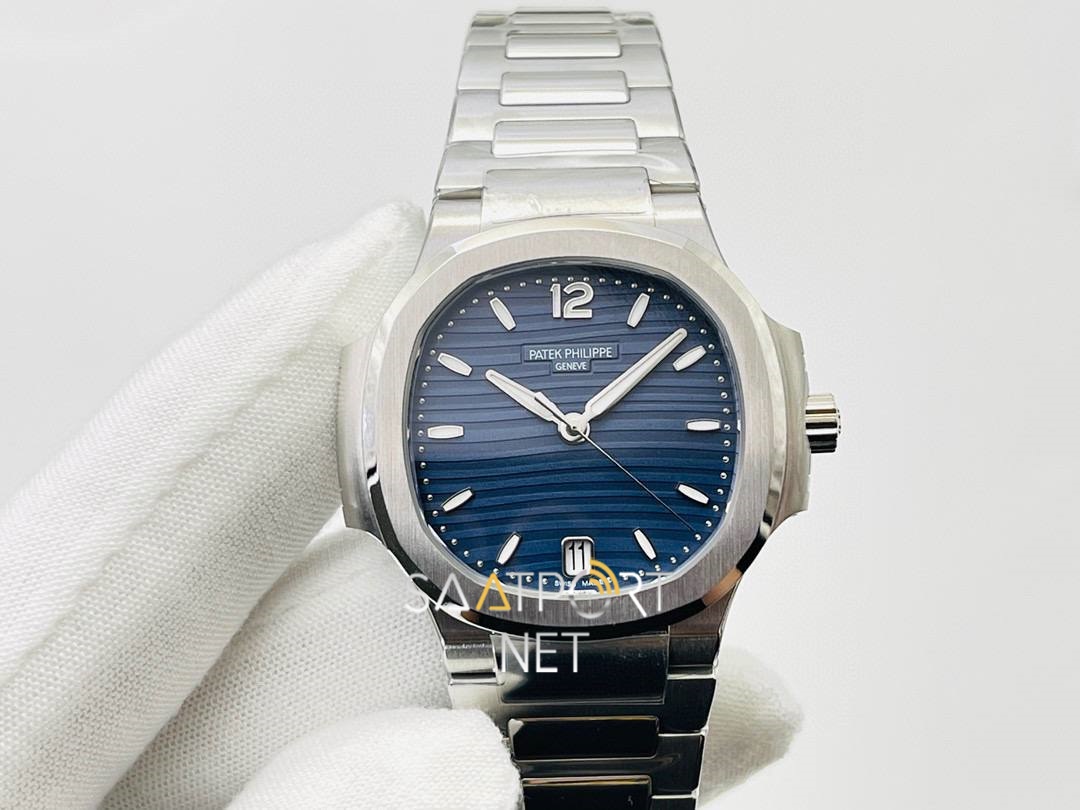 Patek Philippe Nautilus 71181A-001 Mavi  Bayan Saati