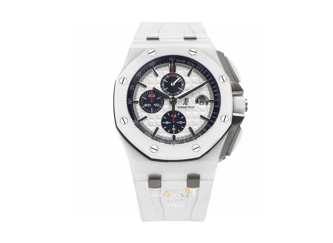 Audemars Piguet Royal Oak Offshore Seramik Beyaz Super clone ETA