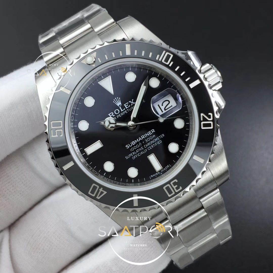 Rolex Submariner 116610 LN Black Ceramic ZZF 904L 1-1 2836 V2