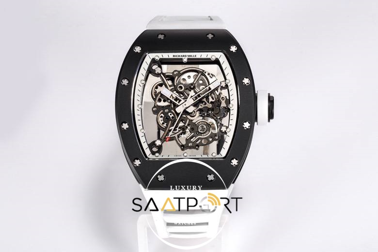 Richard Mille Siyah Seramik Kasa RM055 Skeleton