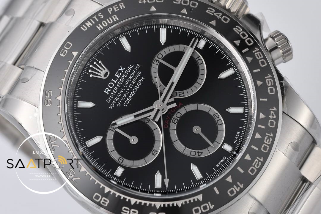 Rolex Daytona 126500 Chronograph 4131 Yeni Mekanizma 40mm Clean F. Super Clone ETA