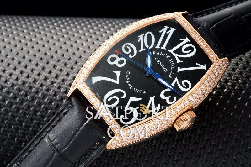 Franck Muller Crazy Hours Bayan Siyah Gold CH F411