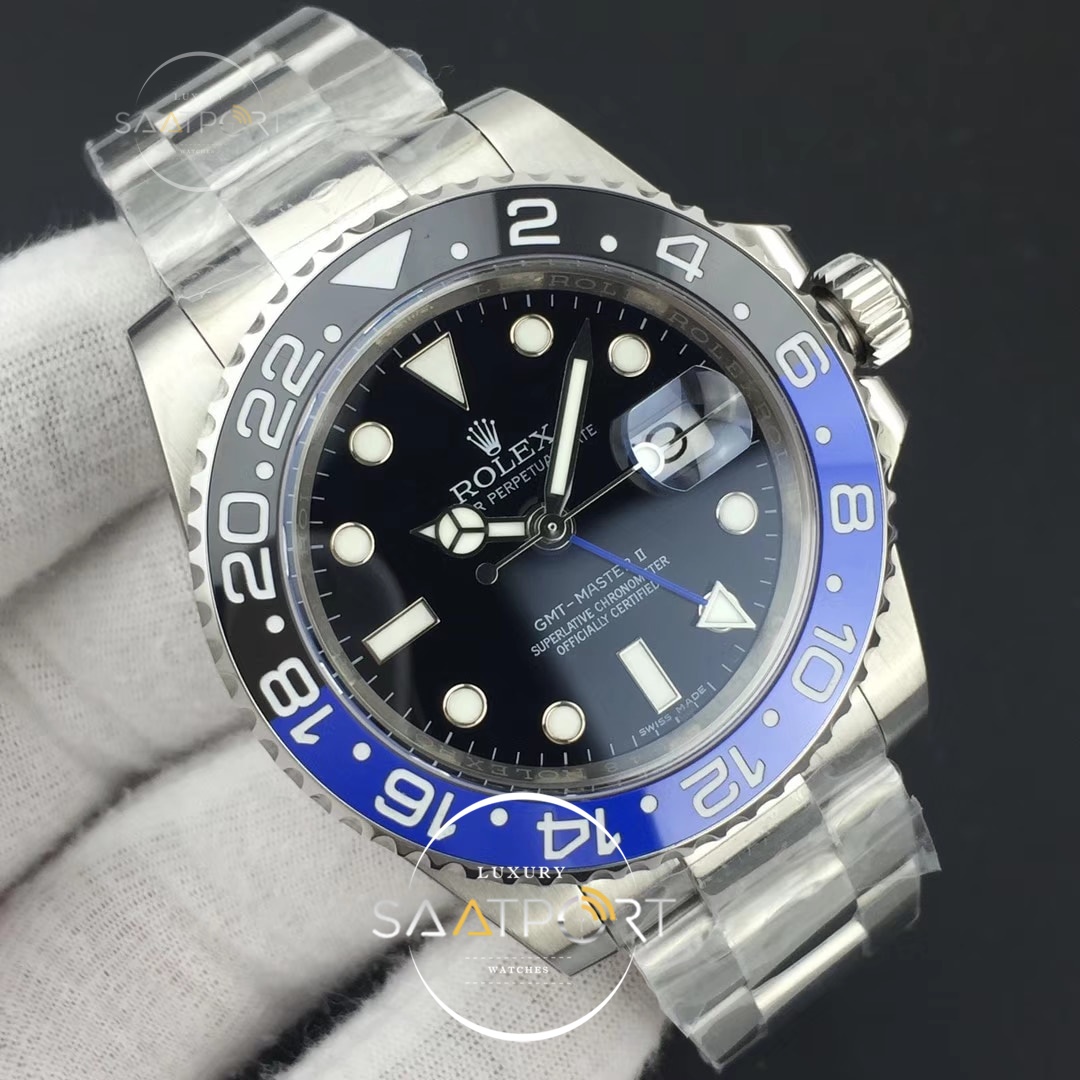 Rolex GMT-Master II 116710BLNR Black Blue Ceramic Noob 3186 V7