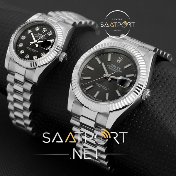 Rolex Datejust Çift Saatleri Jübile Kordon 'lu