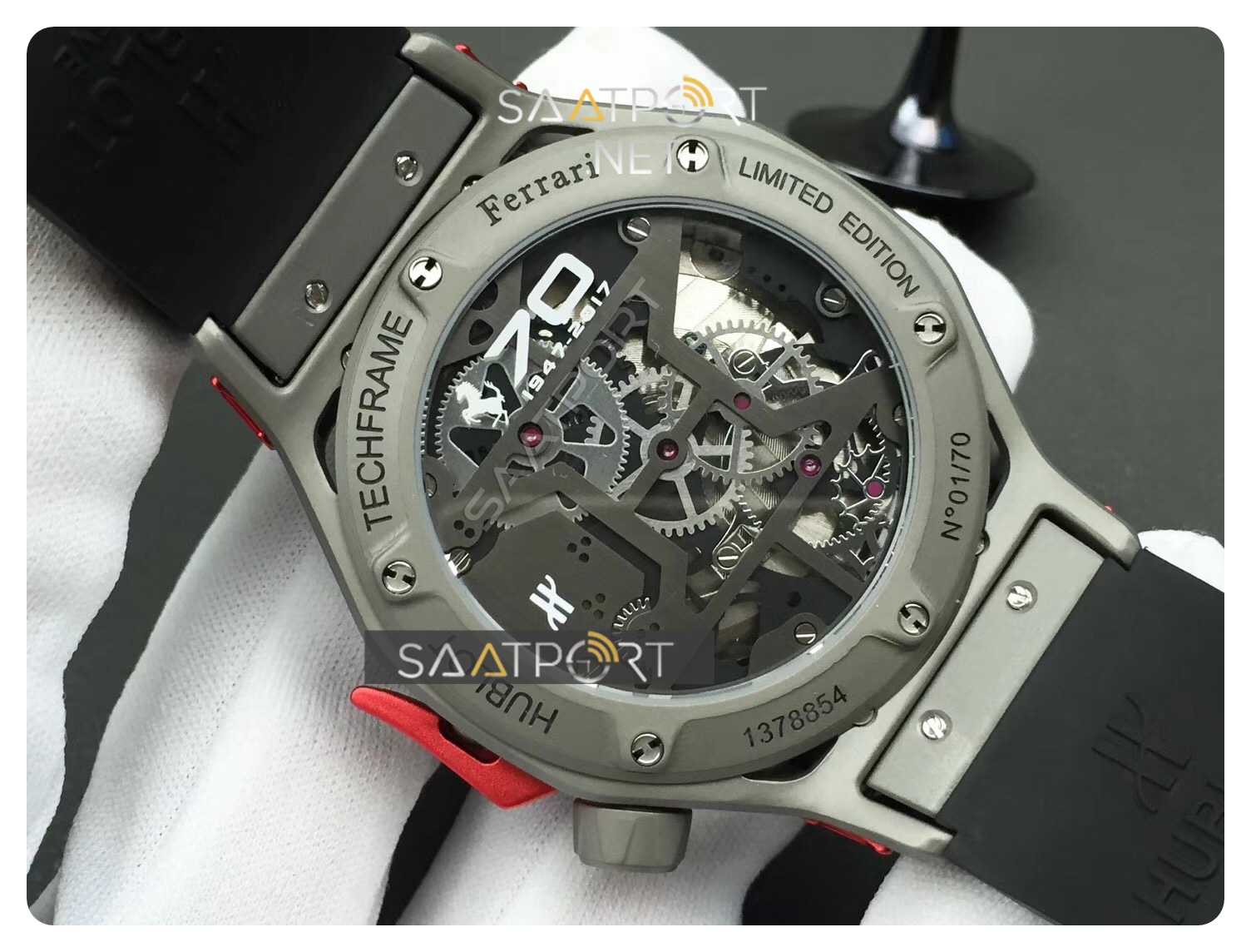 HUBLOT FERRARİ TOURBİLLON GRİ KASA