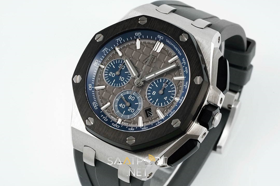 Audemars Piguet 26420 Royal Oak Offshore Gri Kadran 44mm Super Clone ETA